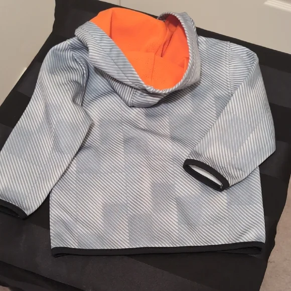 NFL Orange and Gray jacket with Hood and Logo - Picture 5 of 6